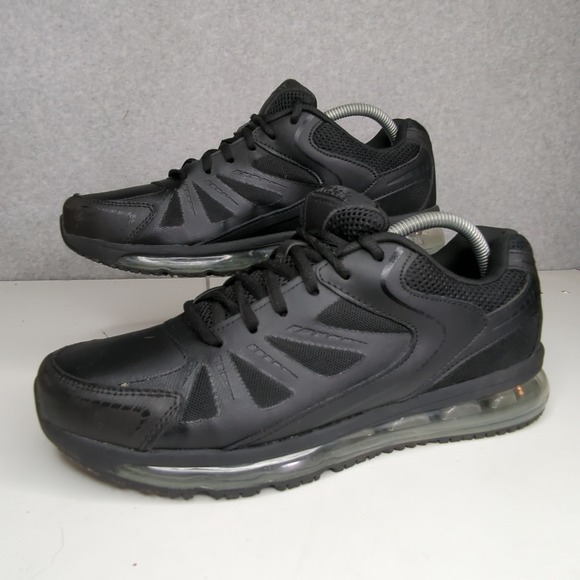 TredSafe O2 Air Oil Slip Resistant Black Leather Work Shoes Mens US 10 - Picture 2 of 8